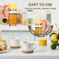 💥ULTIMO GIORNO DI SALDI 60% DI SCONTO🍯✨Dispenser in vetro antigoccia da 9 oz per miele e sciroppo