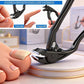 🖤 50% di sconto! ✂️ Tagliaunghie curvo nero – Ergonomico, facile da usare per anziani e unghie spesse