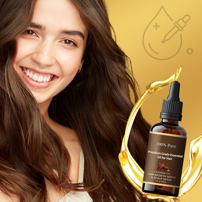 ✨Prendi 2 al prezzo di 1🌿Olio essenziale di alta qualità per capelli