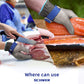 🧤 SCONTO DEL 50% IN QUESTO MOMENTO! 🥩 Guanto in rete di acciaio inossidabile – Massimo livello di protezione contro i tagli (A9) – Perfetto per macellai e chef – Niente più incidenti con i coltelli! 🔪🚫