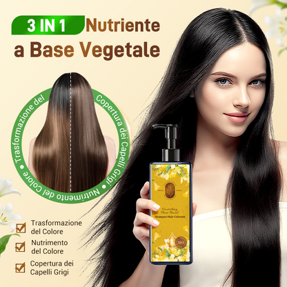🔥 Colore Capelli Nutriente a Base Vegetale 🎁 Omaggio Spazzola!