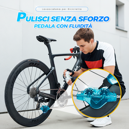 Spazzola per catene di biciclett