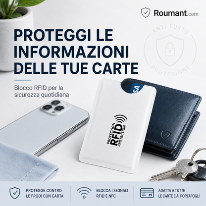 🎁🔥Custodie con protezione RFID per carte di credito