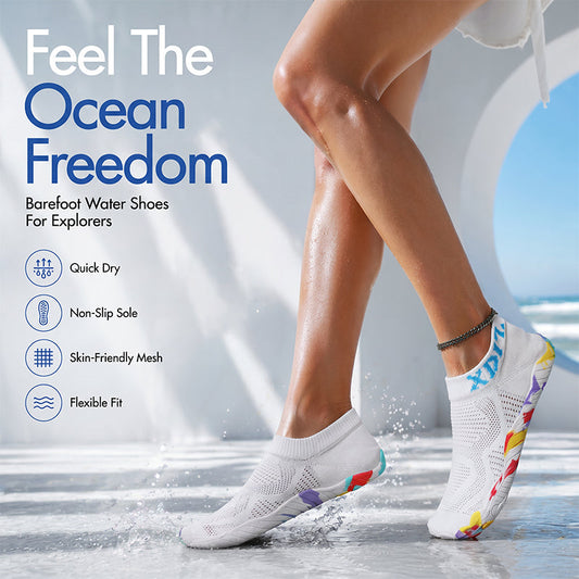 🏖️ Scarpe da mare in rete ad asciugatura rapida — Leggere, antiscivolo e perfette per le spiagge sabbiose