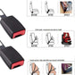 🎁2025 Vendita a tempo limitato 50% di sconto🔥Car Buckle Extension Seat Belt Clips🚗