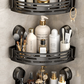 Organizer da bagno da parete con ventosa