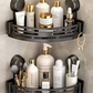 Organizer da bagno da parete con ventosa