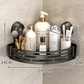 Organizer da bagno da parete con ventosa