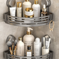 Organizer da bagno da parete con ventosa