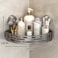 Organizer da bagno da parete con ventosa