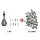 Kit versatile di punte per cacciavite magnetico a cricchetto 8 in 1