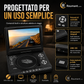 📺 Lettore DVD/EVD portatile HD da 7,8" – Schermo ampio, ricaricabile e compatibile con DVD/CD/USB/SD – Perfetto per casa e in viaggio 🔥 50% DI SCONTO