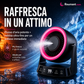 Ventilatore portatile ricaricabile da scrivania