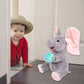 Simpatico peluche elefante nascondin