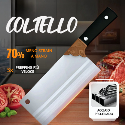 🔪 SCONTO DEL 50% ORA! ✨ Coltello da cucina affilato e resistente – Lama professionale, manico ergonomico e facile manutenzione ⚡