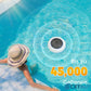 🌞Piscina cristallina – senza prodotti chimici, con energia solare! ionizzatore galleggiante per piscine alimentato a energia solare