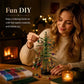 🎄✨ Kit fai da te per l'albero di Natale con perline – 🎅 Crea la tua decorazione natalizia scintillante