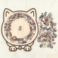 🎁 Vendita natalizia 50% DI SCONTO🎅Puzzle in legno a forma di gatto in colori Morandi, 135 pezzi