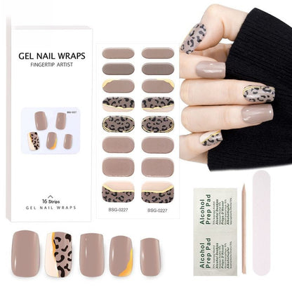 🎅 Vendita di Capodanno🎄 Adesivi per unghie in gel semi-curati