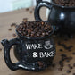 Tazza da caffè in ceramica smaltata con manico
