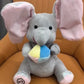 Simpatico peluche elefante nascondin