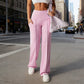 💗ULTIMO GIORNO DI SALDI 68% DI SCONTO⚡OLTRE 50.000 PEZZI VENDUTI💕Pantaloni da donna semplici a gamba dritta e ampia
