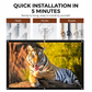 🔥New Arrivals Now on Sale-Portable Projector 4K Anti-Light Folding Screen