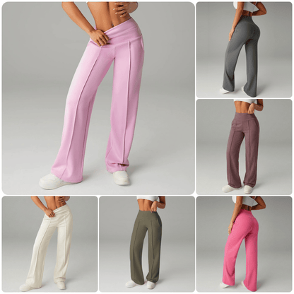 💗ULTIMO GIORNO DI SALDI 68% DI SCONTO⚡OLTRE 50.000 PEZZI VENDUTI💕Pantaloni da donna semplici a gamba dritta e ampia