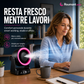 Ventilatore portatile ricaricabile da scrivania