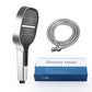 Pousbo® Soffione doccia quadrato grande a 8 velocità con amplificatore di pressione (50% di sconto