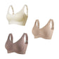 🎁Acquistane 1 e ricevi 3 confezioni💕Reggiseno push-up a costine da donna, regolabile e senza ferrett