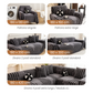 🛋️ Copridivano in Peluche Morbido e Antiscivolo | 9 Colori e 5 Misure, da 180×130 a 180×420 cm 📏 | Protegge da Graffi, Peli e Macchie 🛡️ | Ideale per Bambini e Animali Domestici 🐾 | Lavabile in Lavatrice ✨