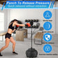 Speedball da boxe di qualità superiore con supporto - regolabile in altezza per adolescenti e adulti - rimbalzo a 360° per alleviare lo stress e il fitness - ideale per l'uso domestico in camere da letto, soggiorni e giardin