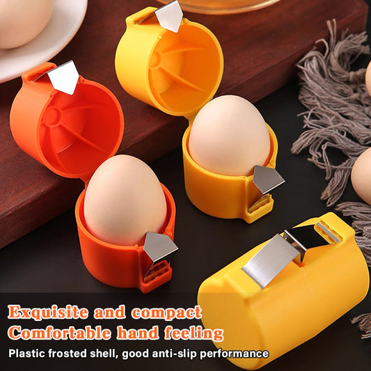 🍳✨ Apriscatole Ergonomico per Uova 🥚👌 - Rottura Pulita Senza Guscio | Universale Crude & Sode | Compatto 35g | 3 Colori | Compralo 1 Ricevi 1 Gratis