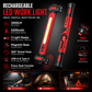 Lampada da lavoro a LED ricaricabile – Lampada da officina portatile magnetica da 3000 lm con rotazione a 360° e funzione power bank 🔦