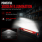 Lampada da lavoro a LED ricaricabile – Lampada da officina portatile magnetica da 3000 lm con rotazione a 360° e funzione power bank 🔦