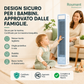 ❄️Ventilatore a torre portatile con cavo USB (5 velocità) – compatto, potente e versatile – perfetto per l’ufficio, la camera da letto e in viaggio