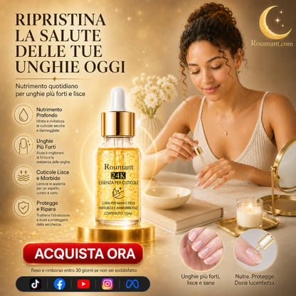 Olio essenziale per cuticole con contagocce