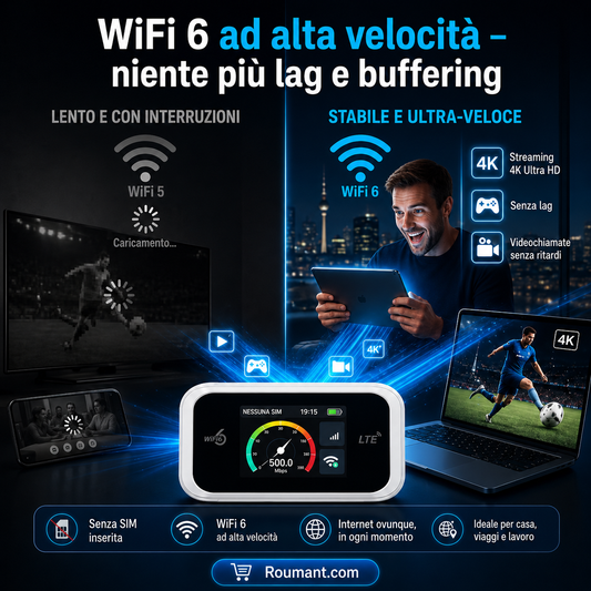 📶Hotspot mobile con copertura Wi-Fi completa