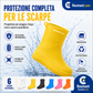 Copri-scarpe spessi, resistenti all'usura e impermeabil