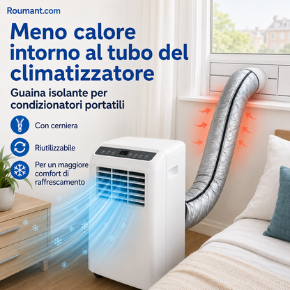🔥Copertura isolante per tubi dell’aria condizionata: un accessorio indispensabile per la casa d’estate
