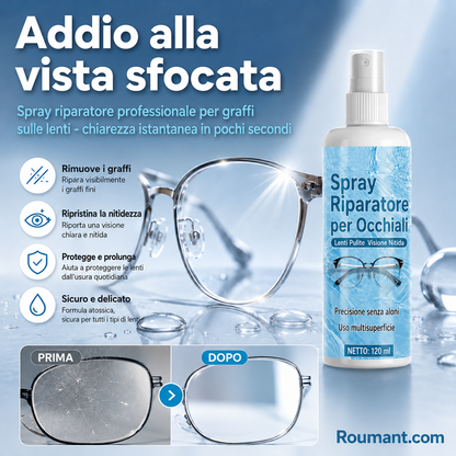 Spray di riparazione di graffi di lenti professionali
