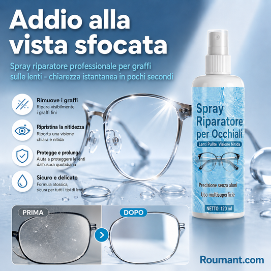 Spray di riparazione di graffi di lenti professionali