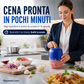 Libertà in Cucina! ✂️ Robot Tritatutto Ricaricabile con 6 Lame | Taglia Carne, Aglio e Verdure in 5 Secondi ⚡
