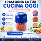 Libertà in Cucina! ✂️ Robot Tritatutto Ricaricabile con 6 Lame | Taglia Carne, Aglio e Verdure in 5 Secondi ⚡