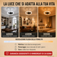 Lampada con ventilatore 2 in 1, silenziosa e regolabile, con telecomando