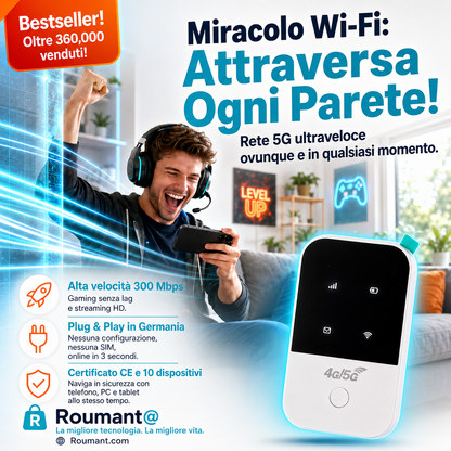 📶[5G illimitato] Router portatile