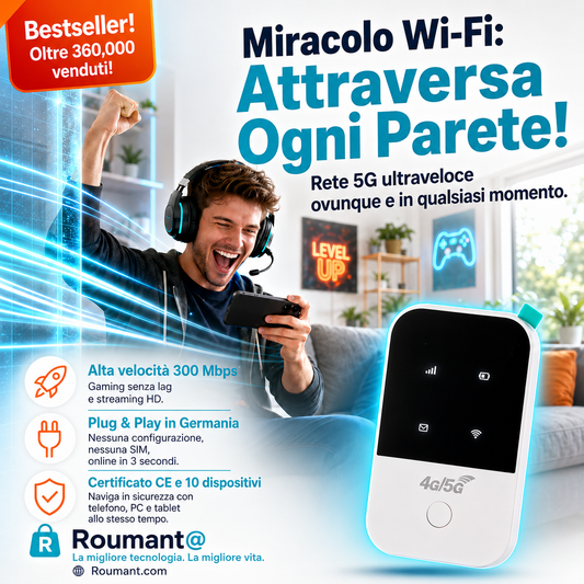 📶[5G illimitato] Router portatile