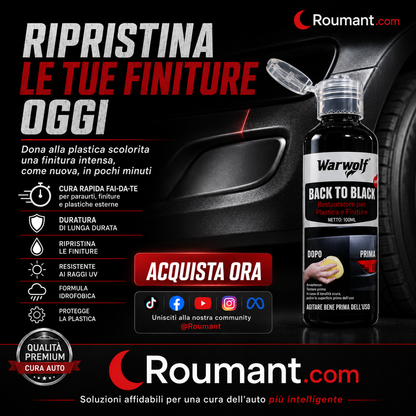 📢📢ACQUISTA 2 RICEVI 1 GRATIS !! ⏰Rigenerante plastica per auto🔥