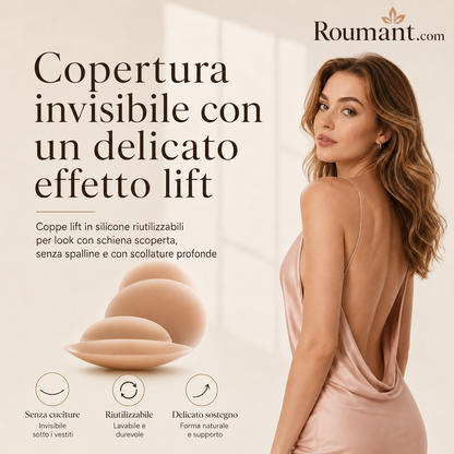 💞Ne compri 1, ne ricevi 1 in OMAGGIO!🌈✨Copricapezzoli adesivi invisibili con effetto lifting per donne